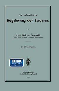 Vorderes Coverbild Die automatische Regulierung der Turbinen