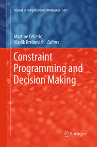 Vorderes Coverbild Constraint Programming and Decision Making