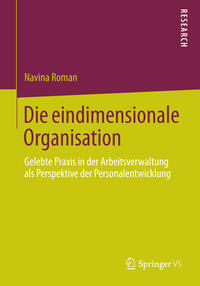 Vorderes Coverbild Die eindimensionale Organisation