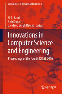 Vorderes Coverbild Innovations in Computer Science and Engineering