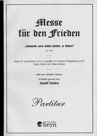 Vorderes Coverbild Schenk uns dein Licht, o Herr (Messe für den Frieden)