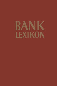 Vorderes Coverbild Bank-Lexikon
