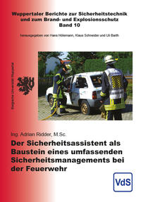 Vorderes Coverbild Der Sicherheitsassistent als Baustein eines umfassenden Sicherheitsmanagements bei der Feuerwehr