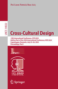 Vorderes Coverbild Cross-Cultural Design