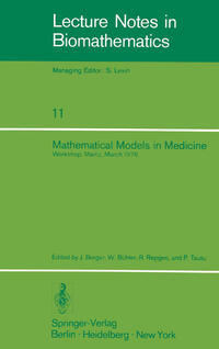Vorderes Coverbild Mathematical Models in Medicine