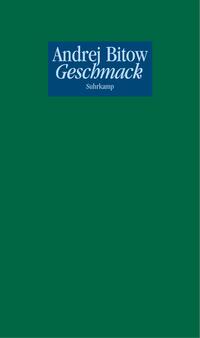 Vorderes Coverbild Geschmack
