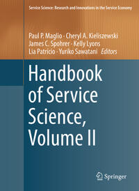 Vorderes Coverbild Handbook of Service Science, Volume II