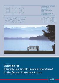 Vorderes Coverbild Guideline for Ethically-Sustainable Investment in the German Protestant Church