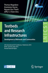 Vorderes Coverbild Testbeds and Research Infrastructures, Development of Networks and Communities