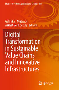 Vorderes Coverbild Digital Transformation in Sustainable Value Chains and Innovative Infrastructures