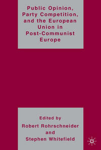 Vorderes Coverbild Public Opinion, Party Competition, and the European Union in Post-Communist Europe