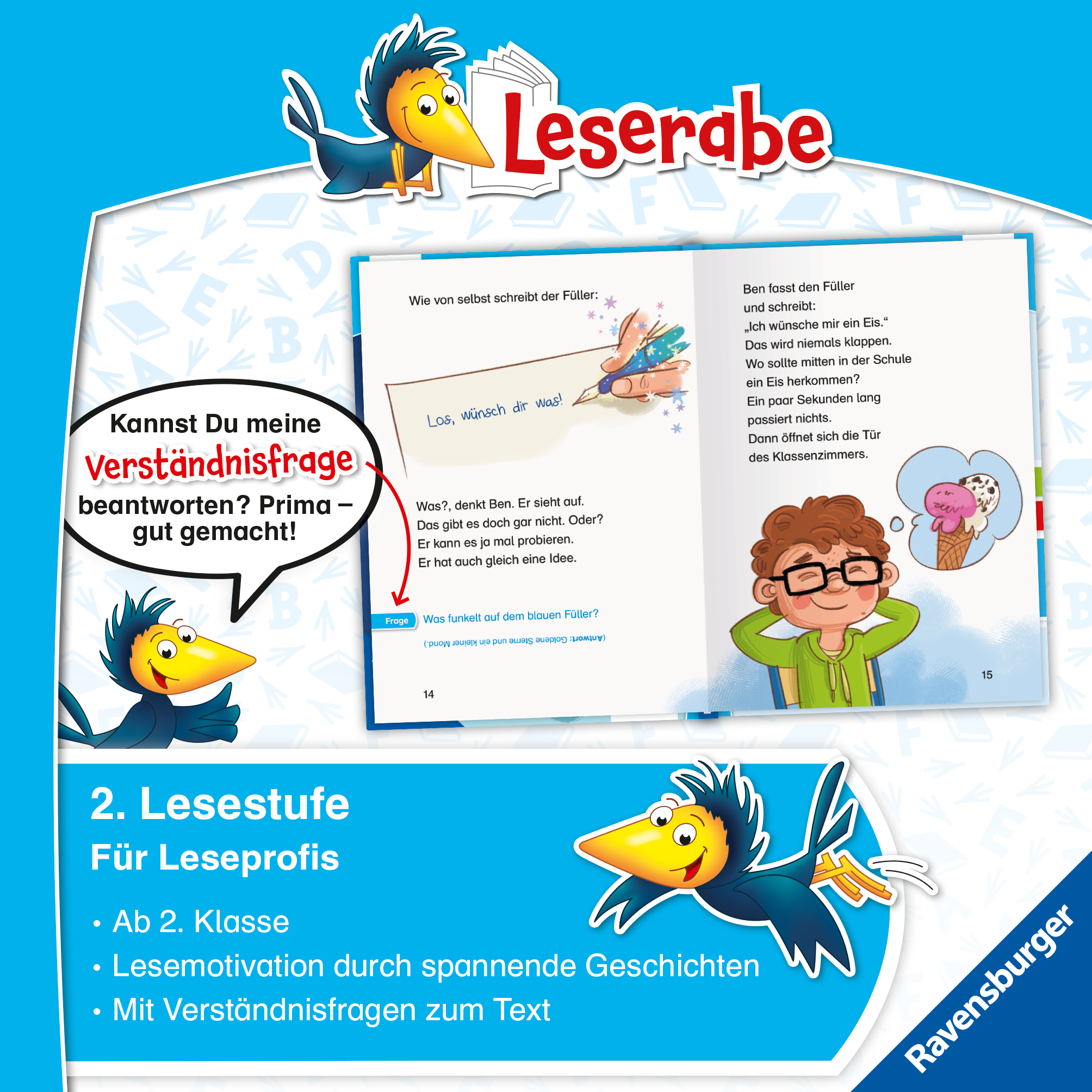 Beispielinhalt (Bild) Leserabe 2. Lesestufe - Der Zauberfüller