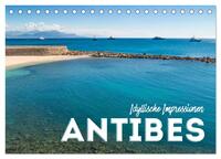 Vorderes Coverbild ANTIBES Idyllische Impressionen (Tischkalender 2025 DIN A5 quer), CALVENDO Monatskalender