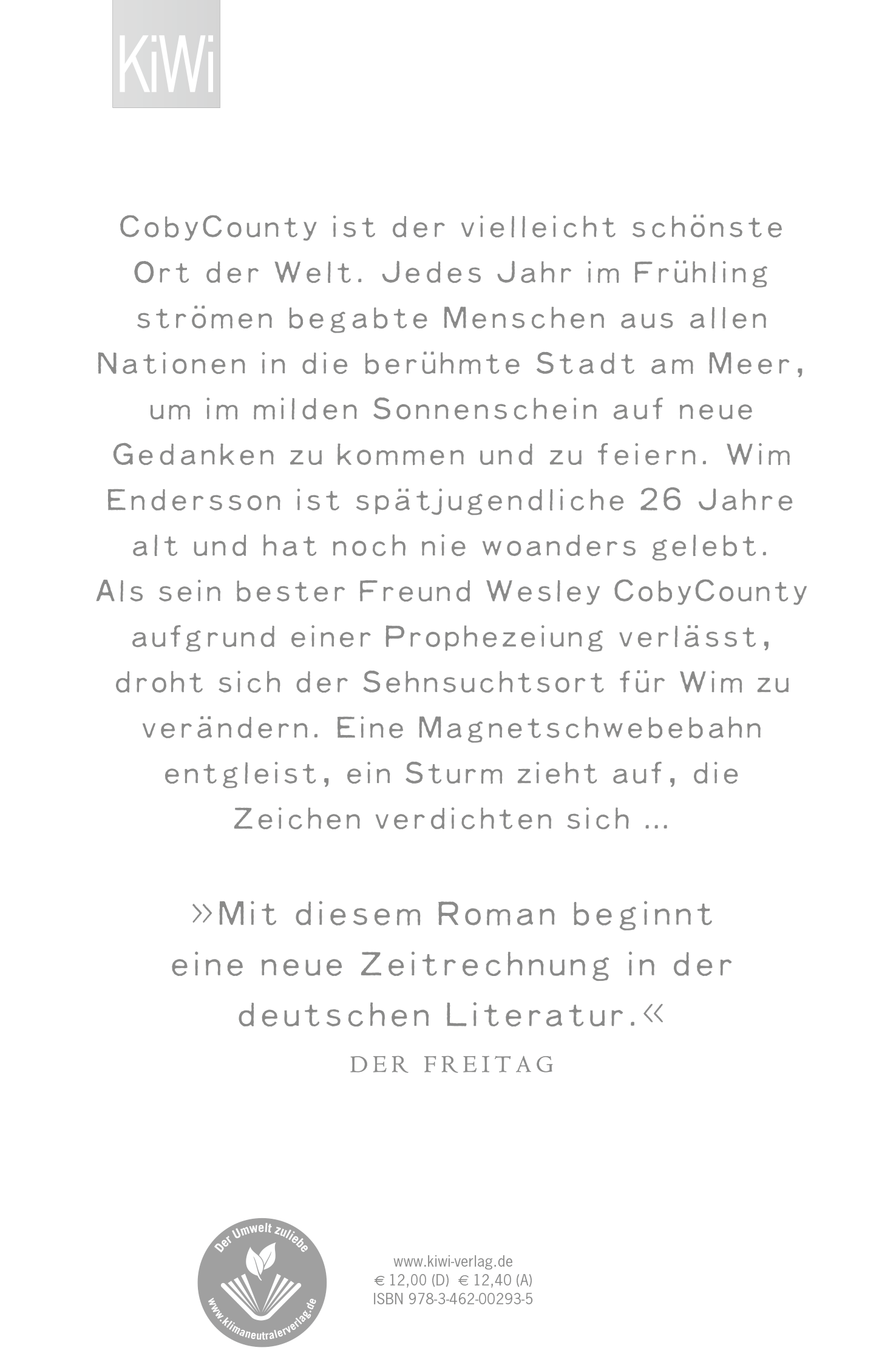 Rückseitencover Schimmernder Dunst über CobyCounty