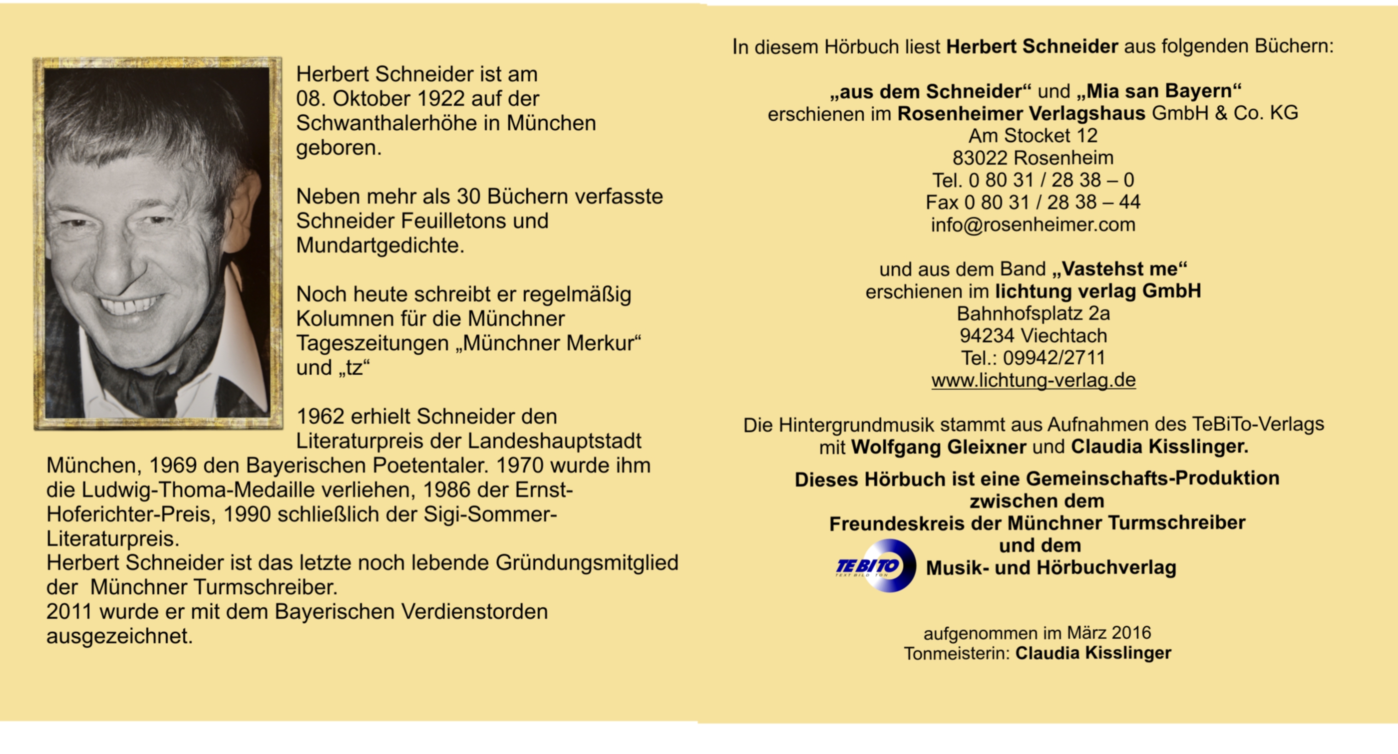 Beispielinhalt (Bild) Herbert Schneider