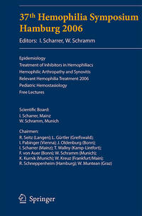 Vorderes Coverbild 37th Hemophilia Symposium Hamburg 2006