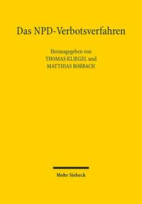 Vorderes Coverbild Das NPD-Verbotsverfahren
