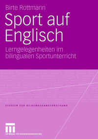 Vorderes Coverbild Sport auf Englisch