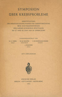 Vorderes Coverbild Symposion Über Krebsprobleme