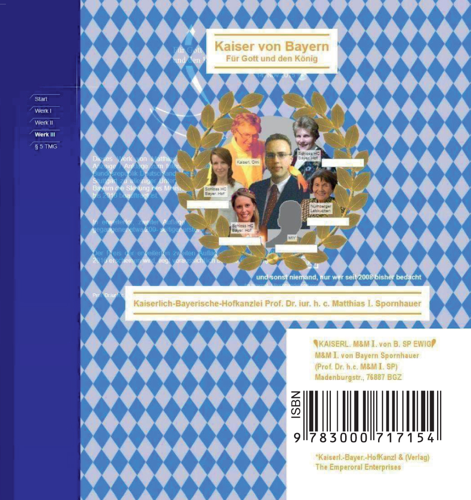 Anderes Coverbild Festschrift - ewig Kaiserl. M&M I. +3 K.B.W. v.B SP - 3.5.2020/21 (26.05.2018) ewig