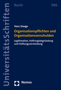 Vorderes Coverbild Organisationspflichten und Organisationsverschulden