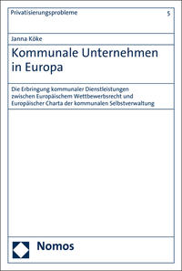 Vorderes Coverbild Kommunale Unternehmen in Europa