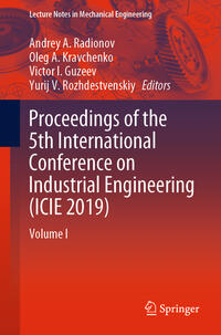 Vorderes Coverbild Proceedings of the 5th International Conference on Industrial Engineering (ICIE 2019)