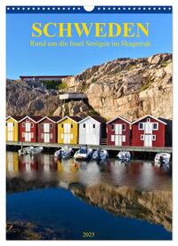 Vorderes Coverbild SCHWEDEN Rund um die Insel Smögen im Skagerrak (Wandkalender 2025 DIN A3 hoch), CALVENDO Monatskalender