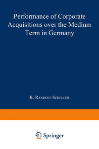 Vorderes Coverbild Performance of Corporate Acquisitions over the Medium Term in Germany