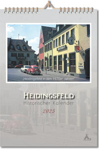 Vorderes Coverbild Historischer Kalender „Heidingsfeld 2025“