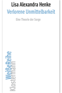 Vorderes Coverbild Verlorene Unmittelbarkeit