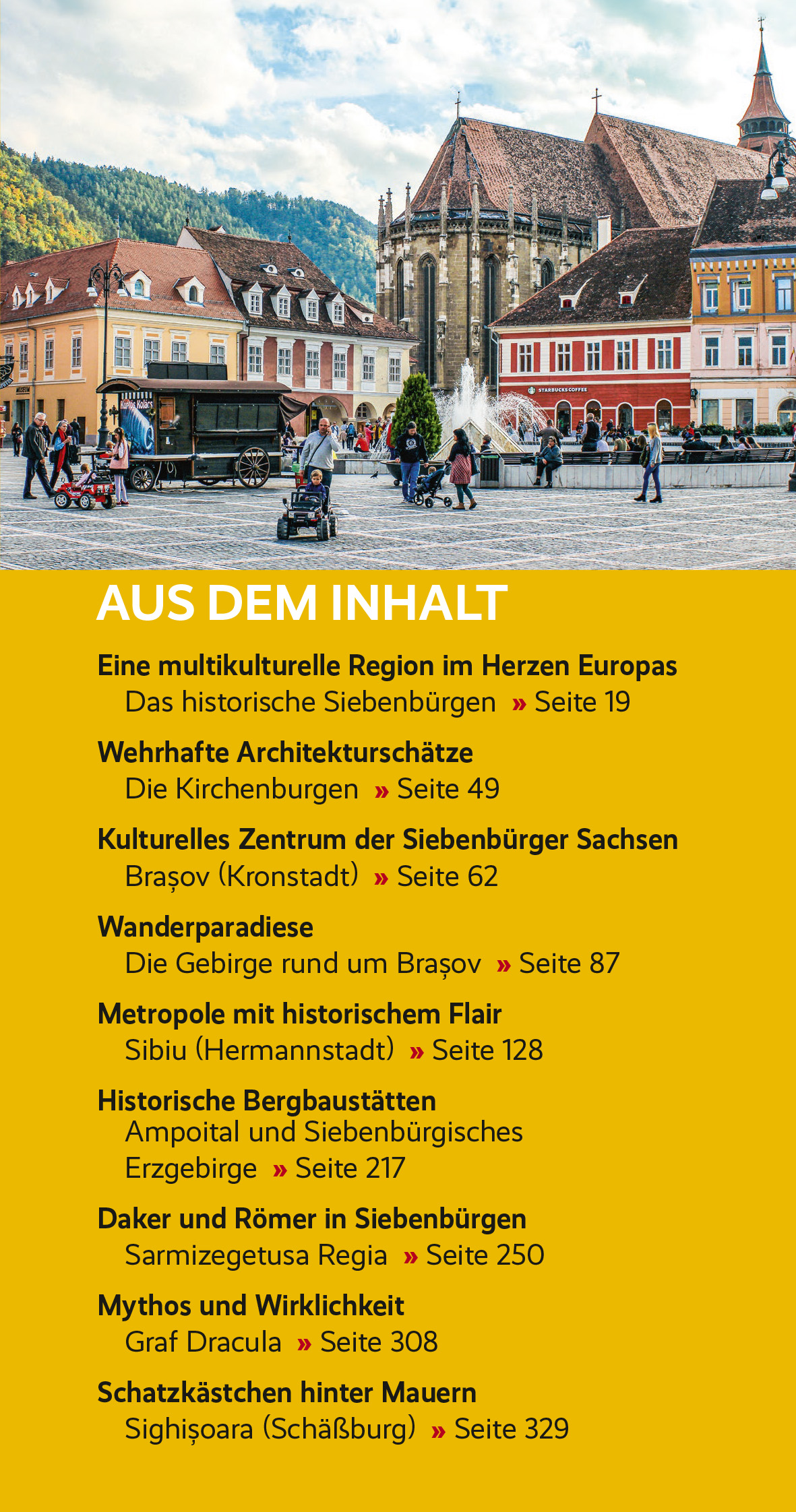 Beispielinhalt (Bild) TRESCHER Reiseführer Siebenbürgen