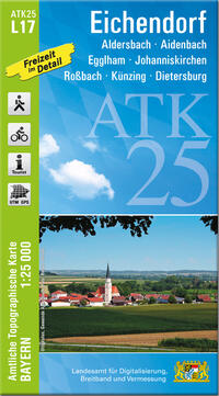 Vorderes Coverbild ATK25-L17 Eichendorf (Amtliche Topographische Karte 1:25000)