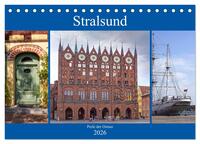 Vorderes Coverbild Stralsund - Perle der Ostsee (Tischkalender 2026 DIN A5 quer), CALVENDO Monatskalender