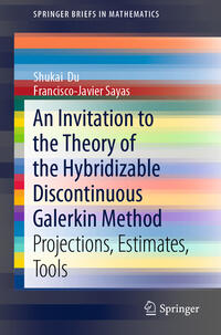 Vorderes Coverbild An Invitation to the Theory of the Hybridizable Discontinuous Galerkin Method