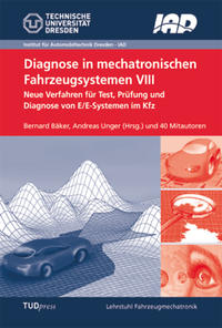 Vorderes Coverbild Diagnose in mechatronischen Fahrzeugsystemen VIII