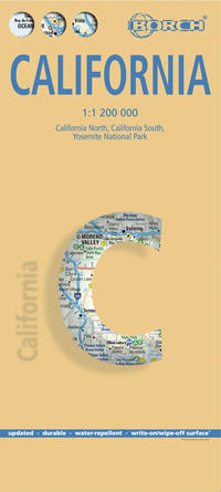 Vorderes Coverbild California, Kalifornien, Borch Map