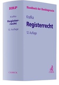Vorderes Coverbild Registerrecht