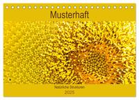Vorderes Coverbild Musterhaft - Natürliche Strukturen (Tischkalender 2025 DIN A5 quer), CALVENDO Monatskalender