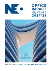 Vorderes Coverbild NEO Office Impact Report 2024/25