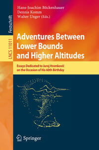 Vorderes Coverbild Adventures Between Lower Bounds and Higher Altitudes
