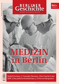 Vorderes Coverbild Berliner Geschichte - Zeitschrift für Geschichte und Kultur