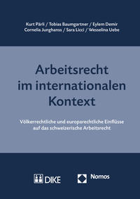 Vorderes Coverbild Arbeitsrecht im internationalen Kontext