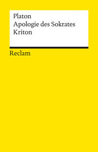 Vorderes Coverbild Apologie des Sokrates. Kriton