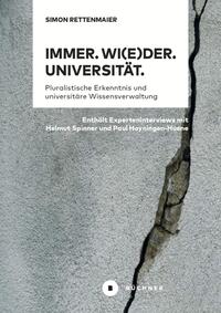 Vorderes Coverbild Immer. Wi(e)der. Universität.
