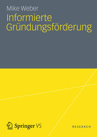Vorderes Coverbild Informierte Gründungsförderung