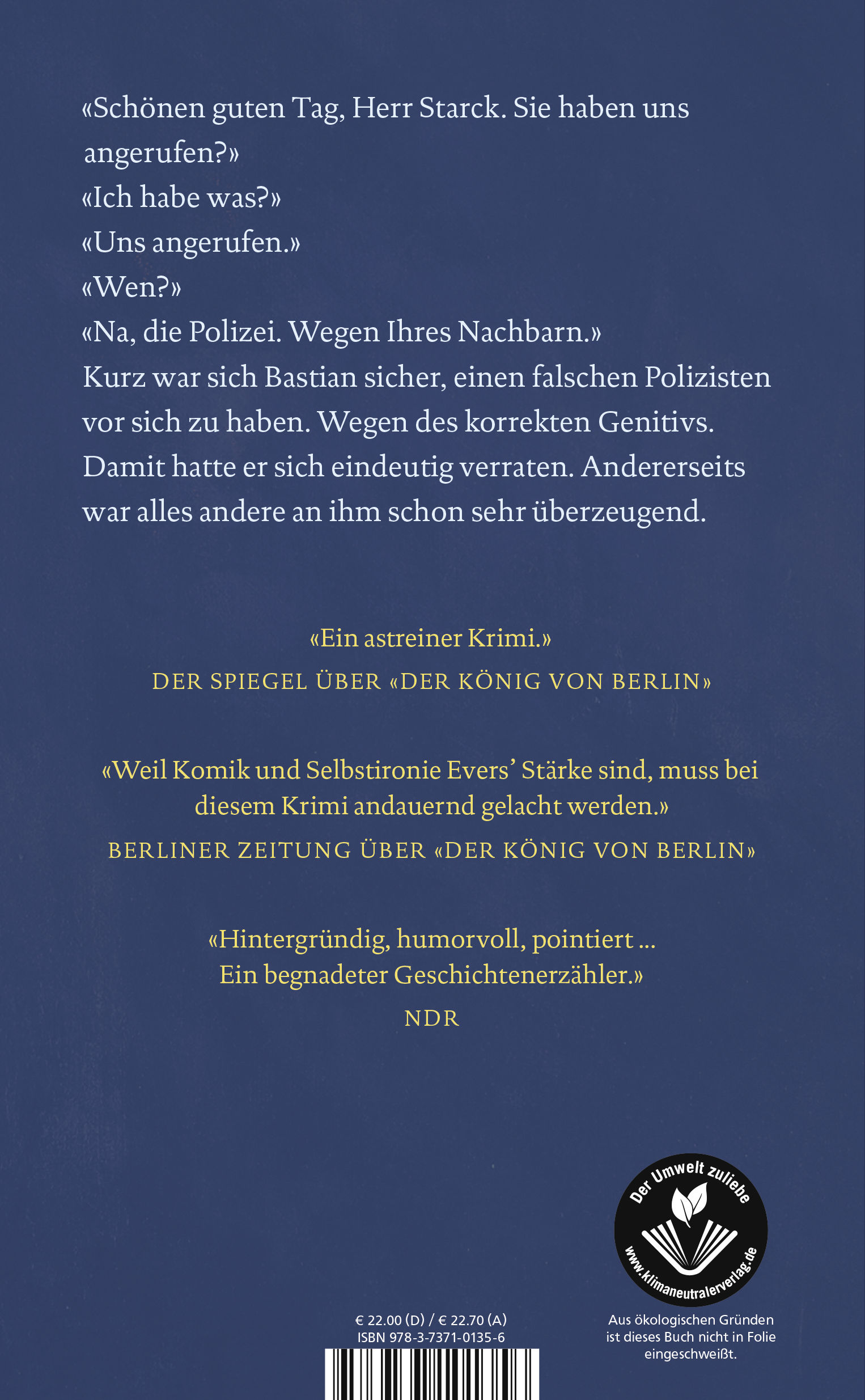 Rückseitencover Bumm!