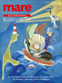 Vorderes Coverbild mare - Die Zeitschrift der Meere / Sonderheft Kulinarik III