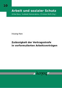 Vorderes Coverbild Zulässigkeit der Vertragsstrafe in vorformulierten Arbeitsverträgen