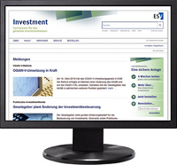 Vorderes Coverbild Investment - Jahresabonnement